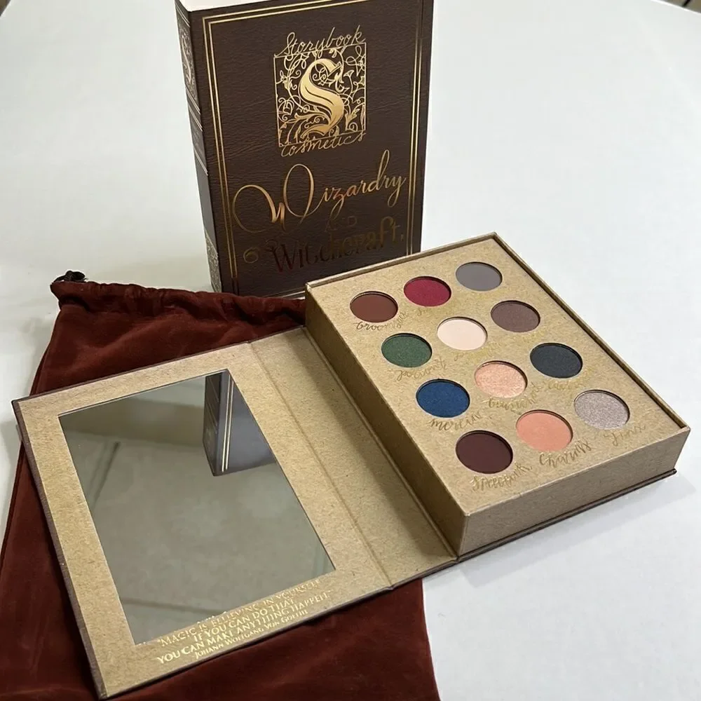 Storybook Cosmetics - Wizardry and Witchcraft Eyeshadow Palette Book
